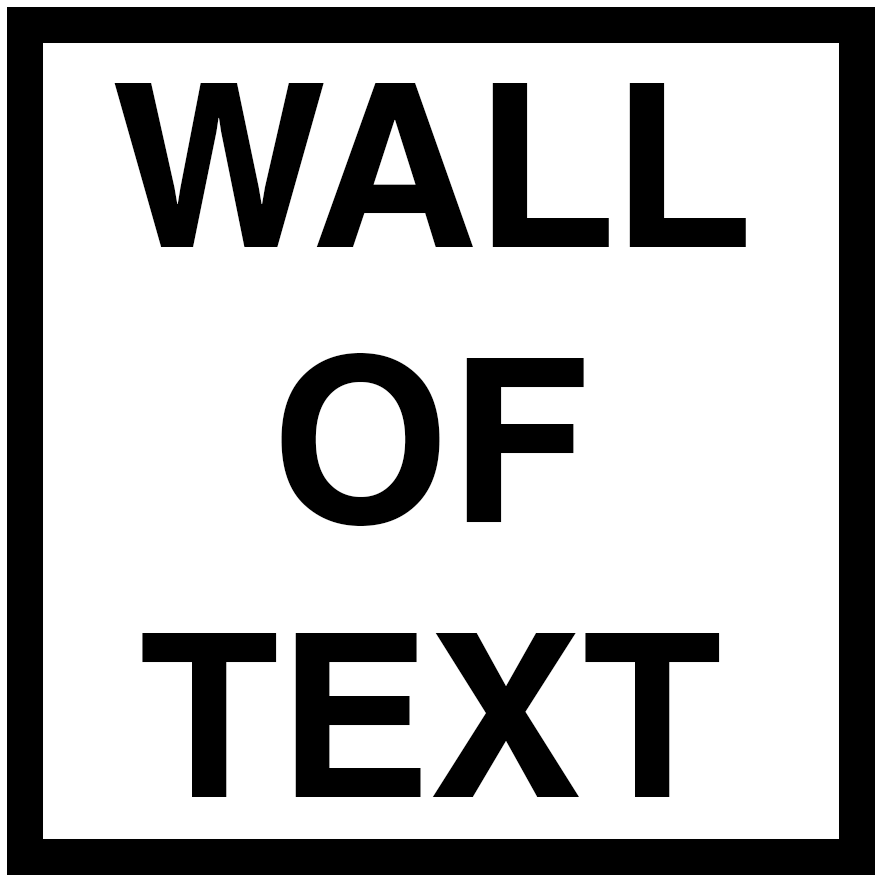 Wall of Text